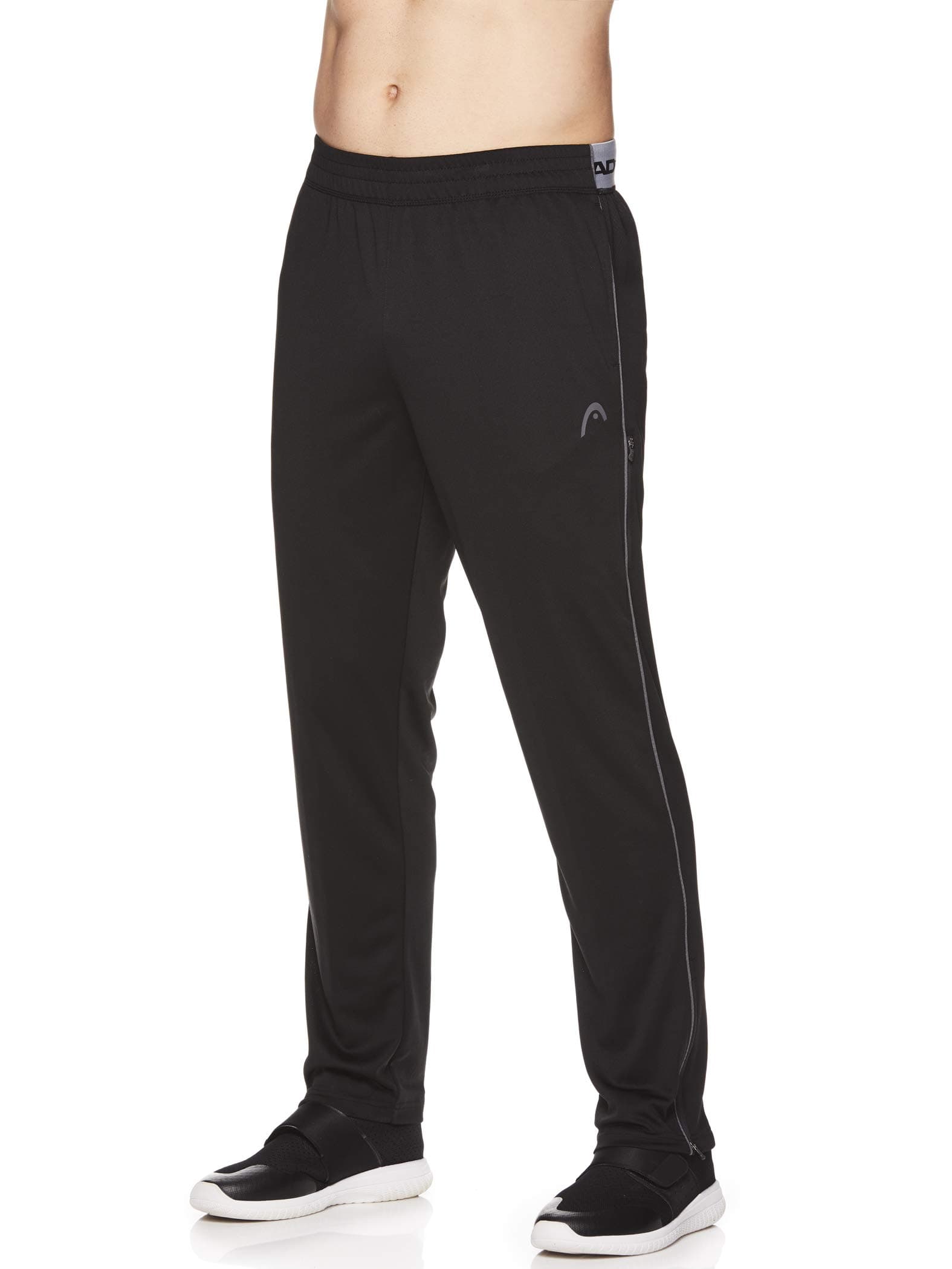 HEAD Men's Running Pants - Performance Jogging Workout & Training Sweatpants w/Zippered Pockets