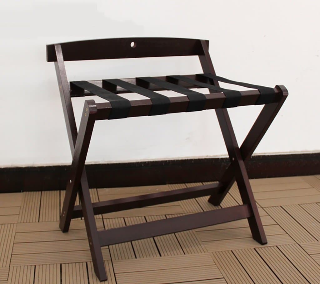 Foldable Luggage Rack,Folding Luggage Rack Suitcase Stand,Foldable Suitcase Rack for Holding Suitcases Backpacks as Luggage Support and Suitcase Shelf Folding chair (Color : B)