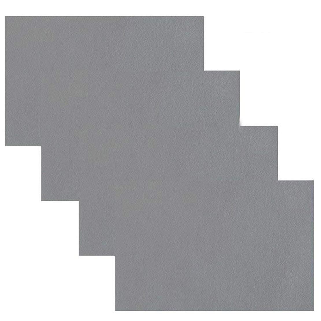 Adhesive Back Leather Repair Patch for Car Seat Couch Jackets Handbags 4 x 8 Inches, Pack of 4