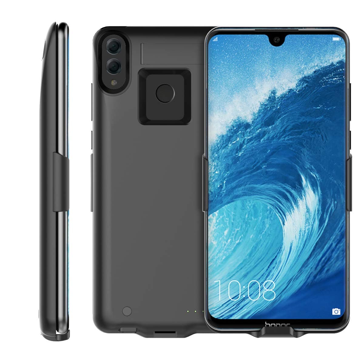 Wendapai Case compatible with Huawei Honor 8X Max Battery Case Slim Rechargable Backcover Shock Absorption Protective Portable Charging Case for Case compatible with Huawei Honor 8X Max (