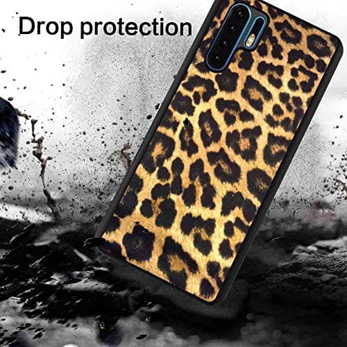 Leopard Print Huawei P30 Pro Pattern Black TPU PC Soft Edge Phone Case for Huawei P30 Pro