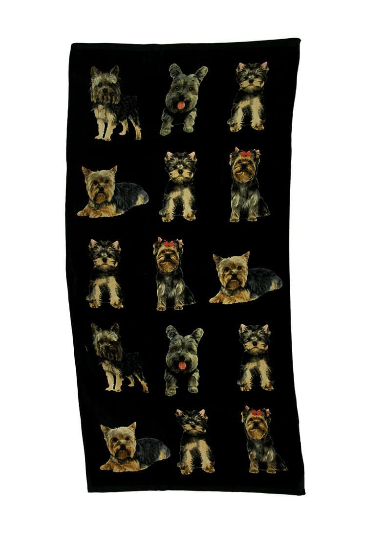 Yorkie Dog Beach Towel