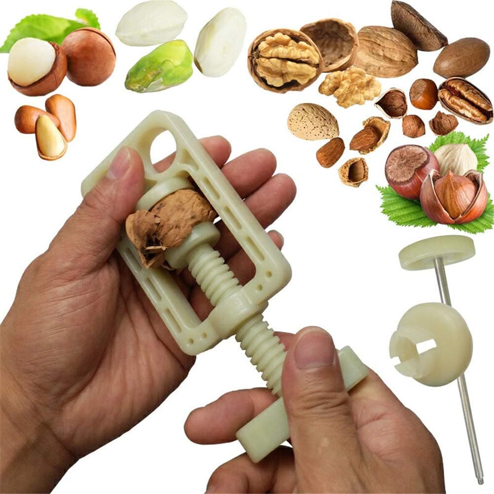 QINAIDI Multi-Function Nut Cracker Tool for Home Kitchen, Handheld Pecan Sheller