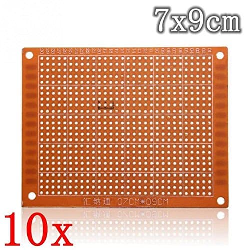 Single Night 10pcs Veroboard Stripboard PCB Price Protoboard Circuit Board PCB Prototype PCB Board 7x9cm Single Side Copper PCB Plate