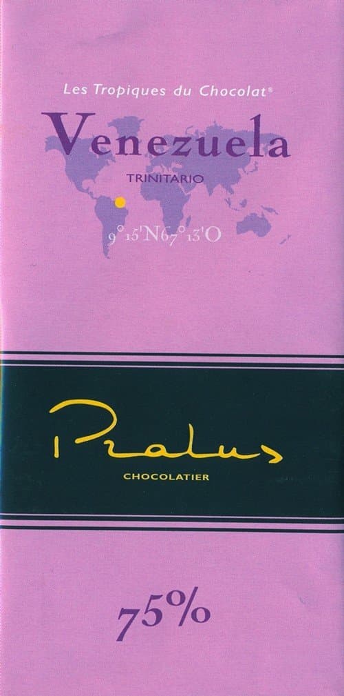 Pralus Venezuela, 75% Dark Chocolate bar