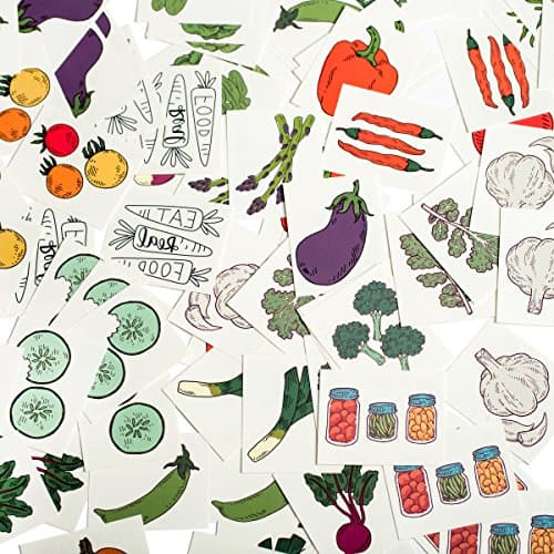 Tater Tats Bulk Pack: 100 Temporary Vegetable Tattoos