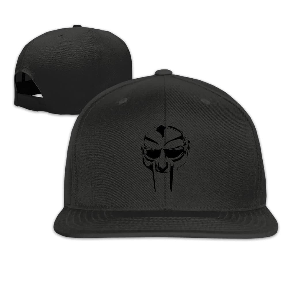 MIOPAIGE Mf Doom Logo Fitted Flat Brim Baseball Cap Hat