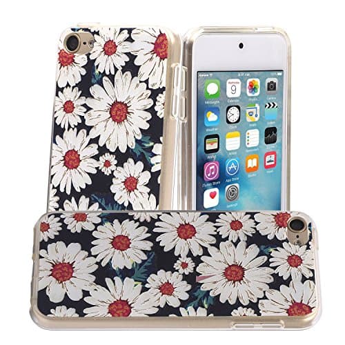 Apple iPod Touch 6th & 5th Generation Case Clear (Flower)