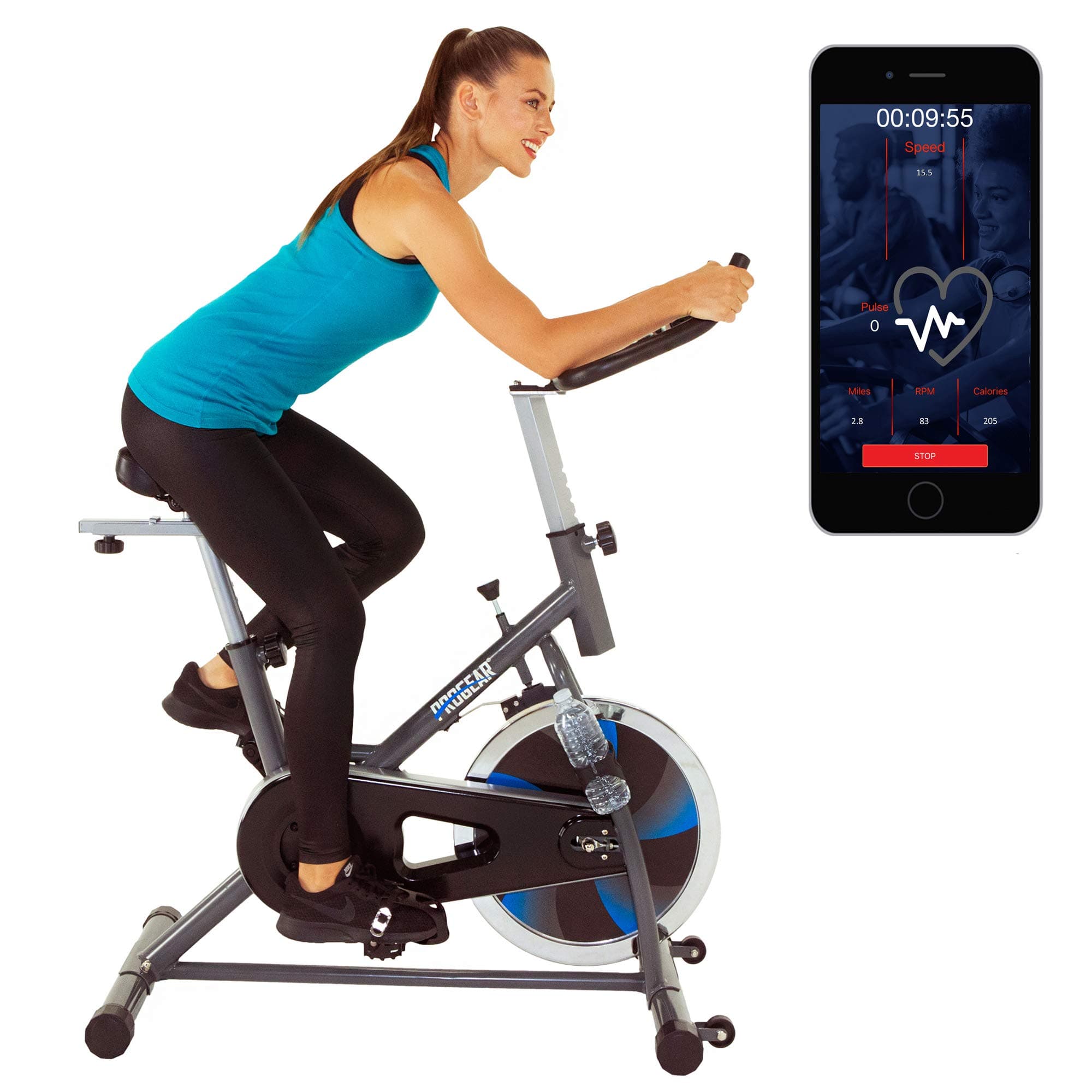 Progear 300BT Exercise Bike/Indoor Training Cycle with Bluetooth Smart Technology & Free App