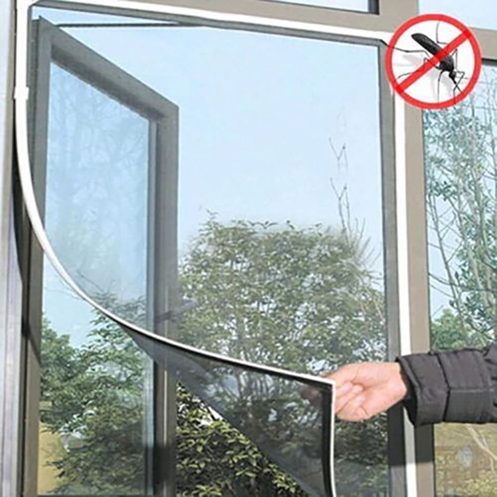 balloonbobo Anti Mosquito Bug Insect Fly Window Screen Mesh Net Curtain Screen Protector 51 x 59 Inch White
