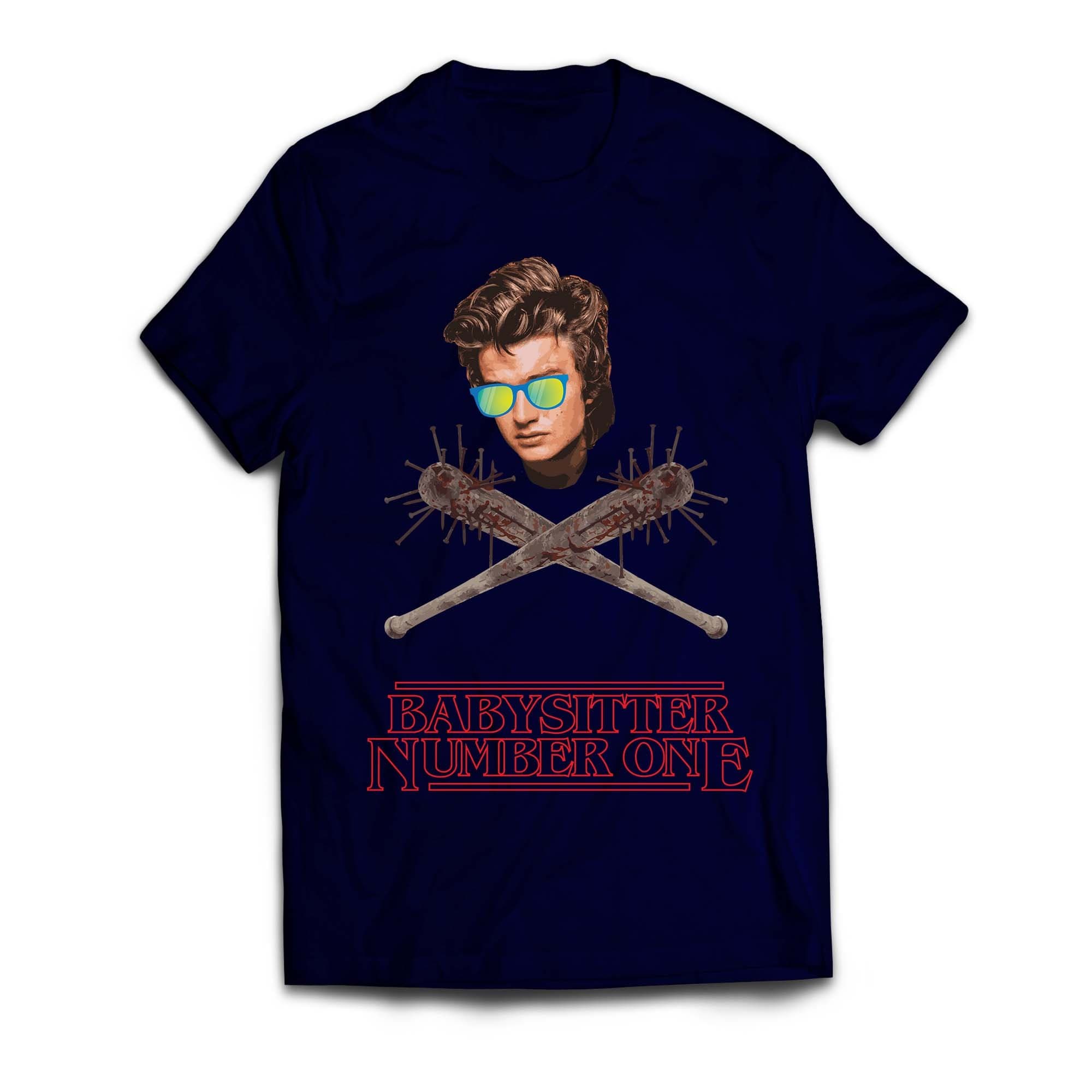 FlippAR Men's Casual Wear Round Neck Interactive Augmented Reality Printed Cotton T-Shirt, Stranger Things - Black