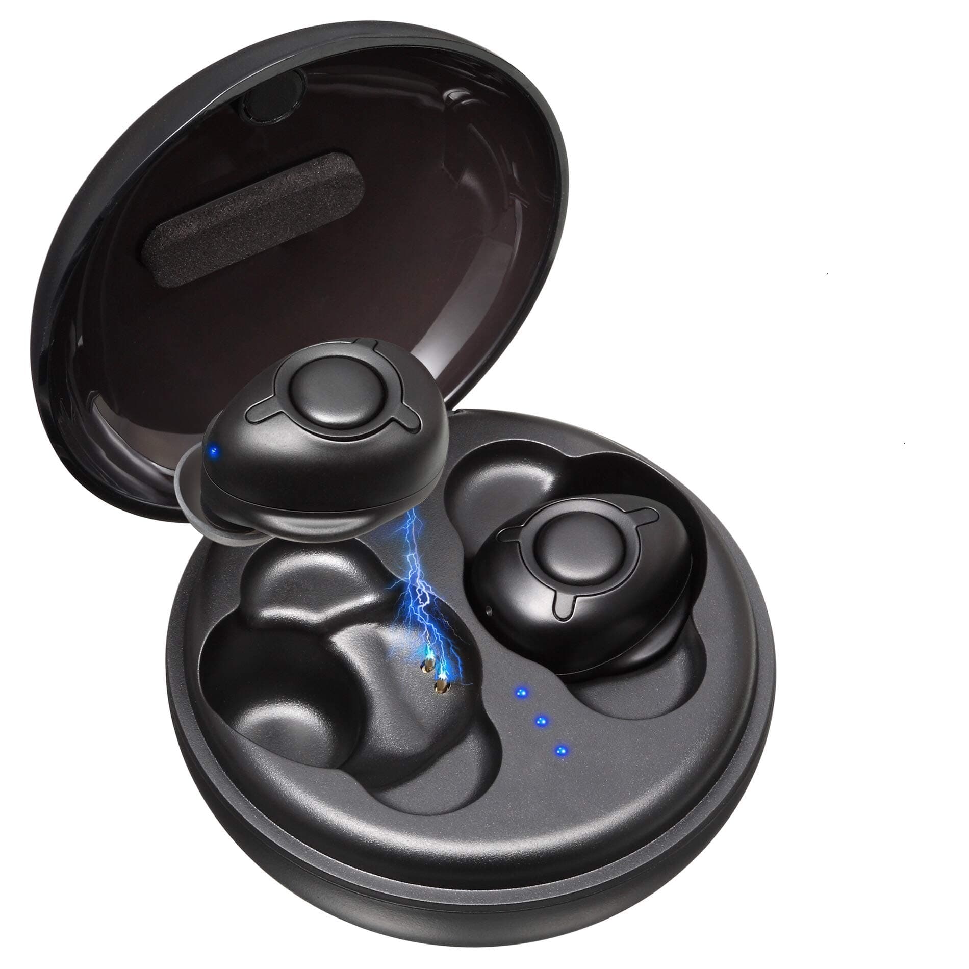 Wireless Earbuds Bluetooth 5.0 Deep Bass TWS Headphone, Sweatproof Sport in-Ear Headset for Running, Noise Cancellation Binural Earphone with 16H Playtime 3D Stereo Sound Dual Microphone Charging Case