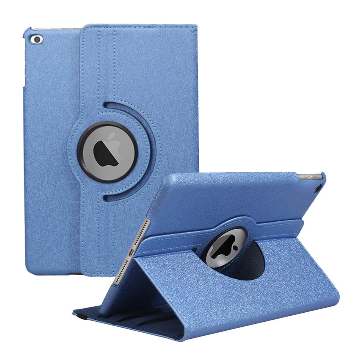 iPad 9.7 inch 2018 2017/ iPad Air Case - 360 Degree Rotating Stand Smart Cover Case with Auto Sleep Wake for Apple iPad 9.7" (6th Gen, 5th Gen)/iPad Air (Sapphire Blue)