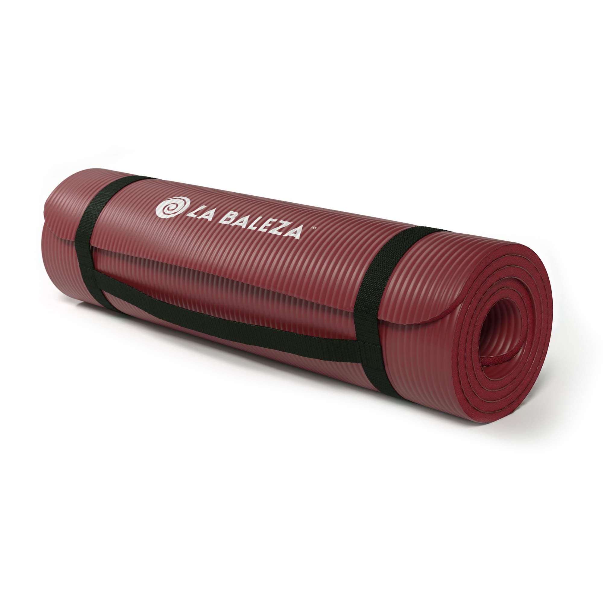 La Baleza 1/2-Inch Extra Thick Yoga Pilates Exercise Mat, Multiple Colors Available