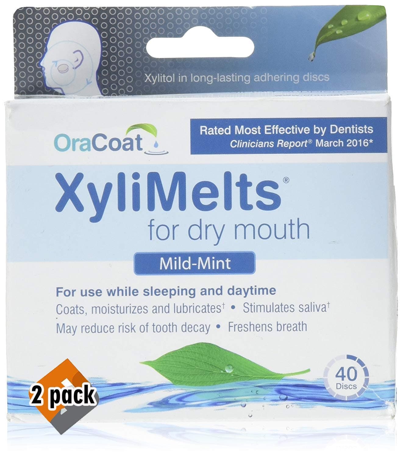 Oracoat Xylimelts, 40 Count - Pack 2
