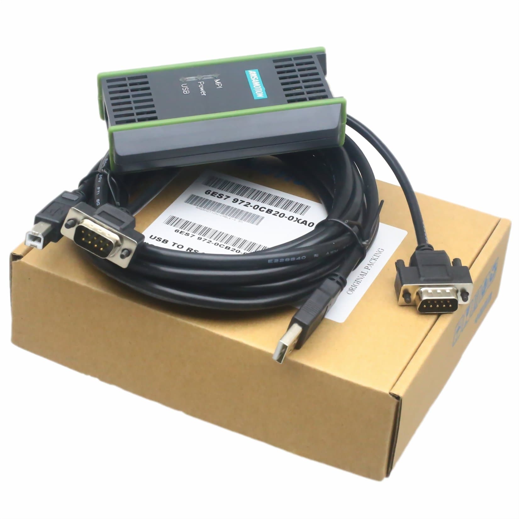 Programming Cable for 6ES7972-0CB20-0XA0 S7-200/300/400 PLC PC USB MPI 64bit
