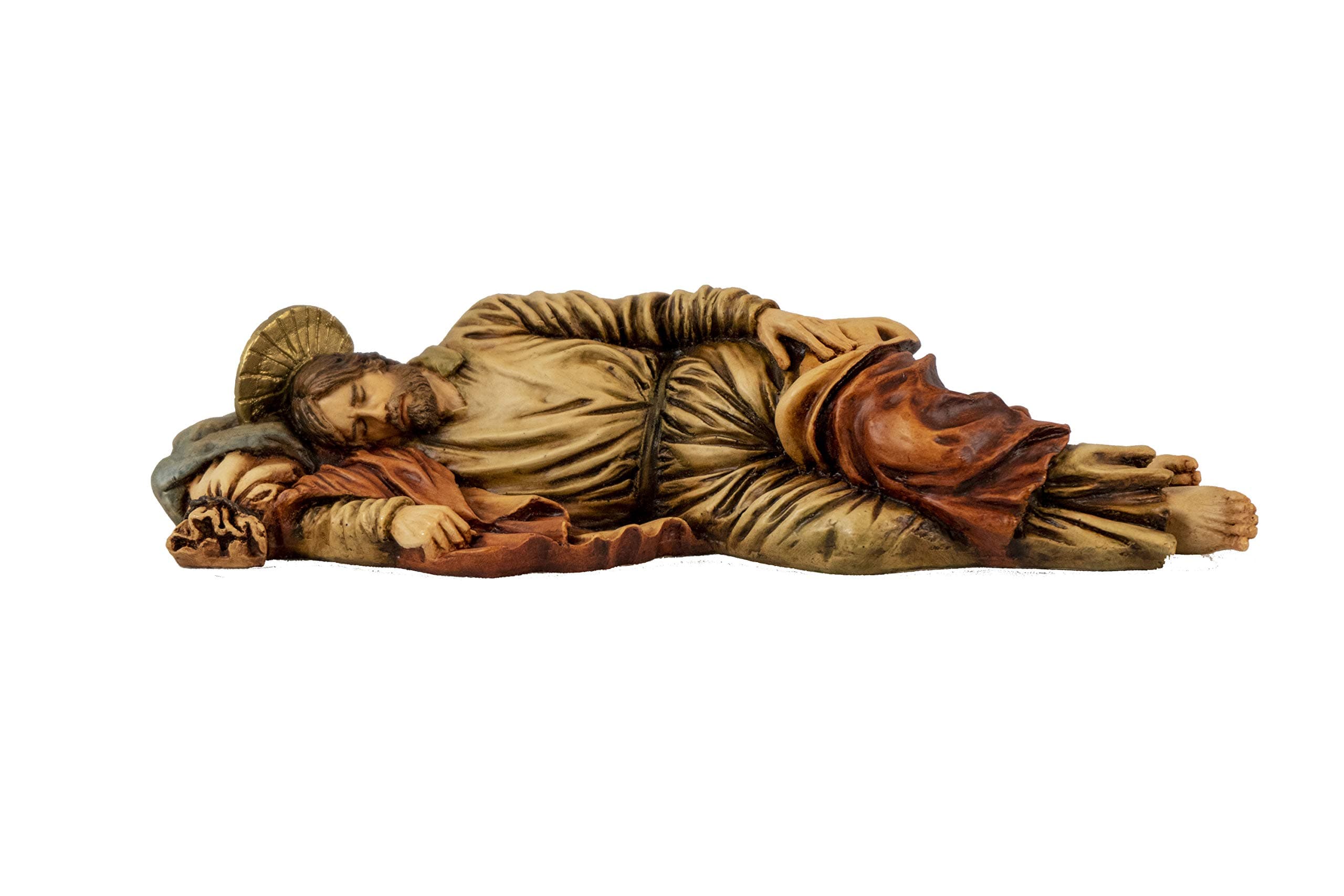 Statues Direct 13" Sleeping St Joseph Catholic Religious Statue