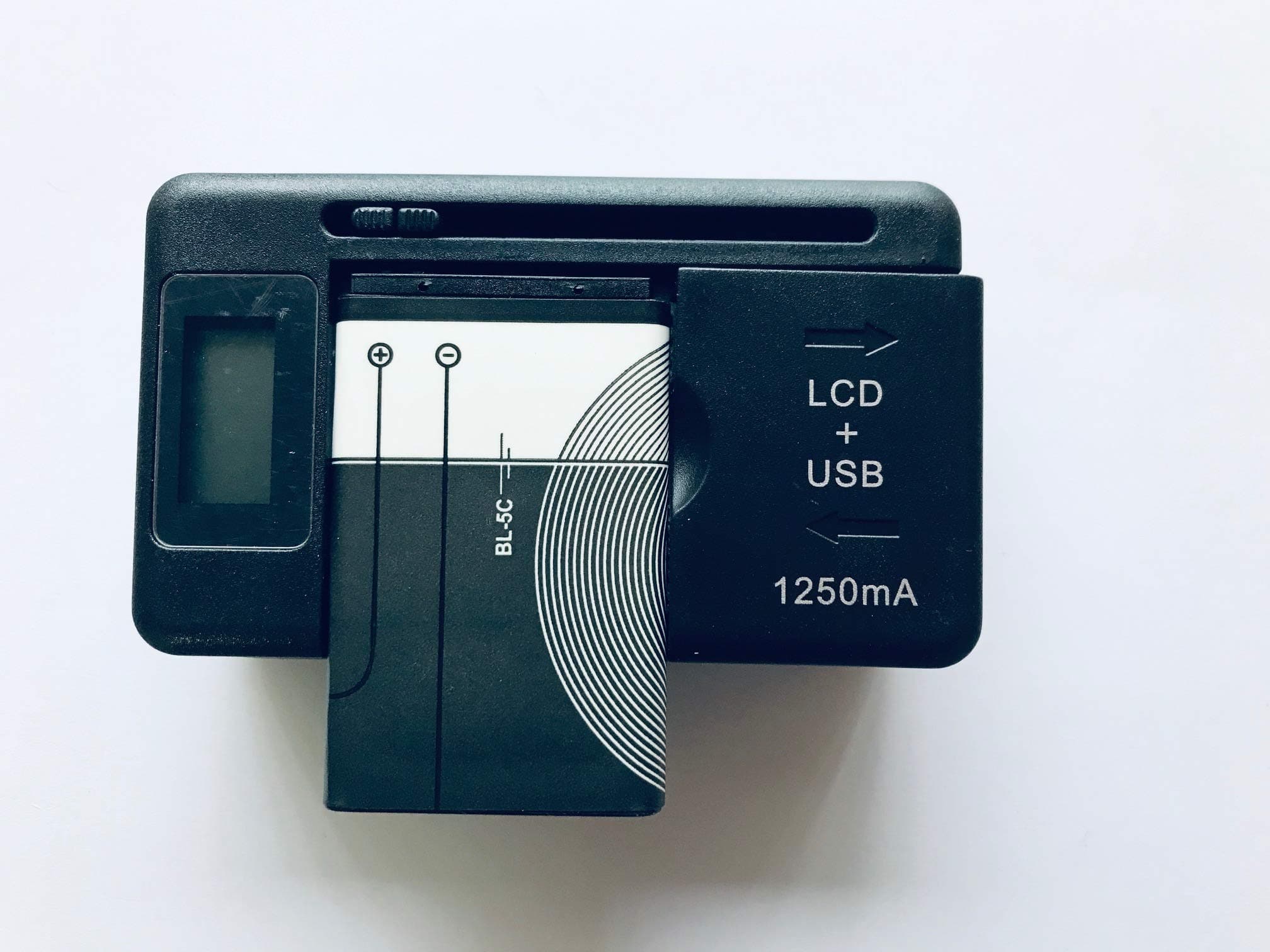 Replacement 1X Battery + 1X USB LCD Charger for BL-5C 1020 MAH 3120,3600,3620,3650,3660,6030,6108,6230,6270,6600,6630,6670,6680,6681,6682, 6820,6822,7600,7610,E50,E60,N70,N71,N72,N91,N-Gage ETC.