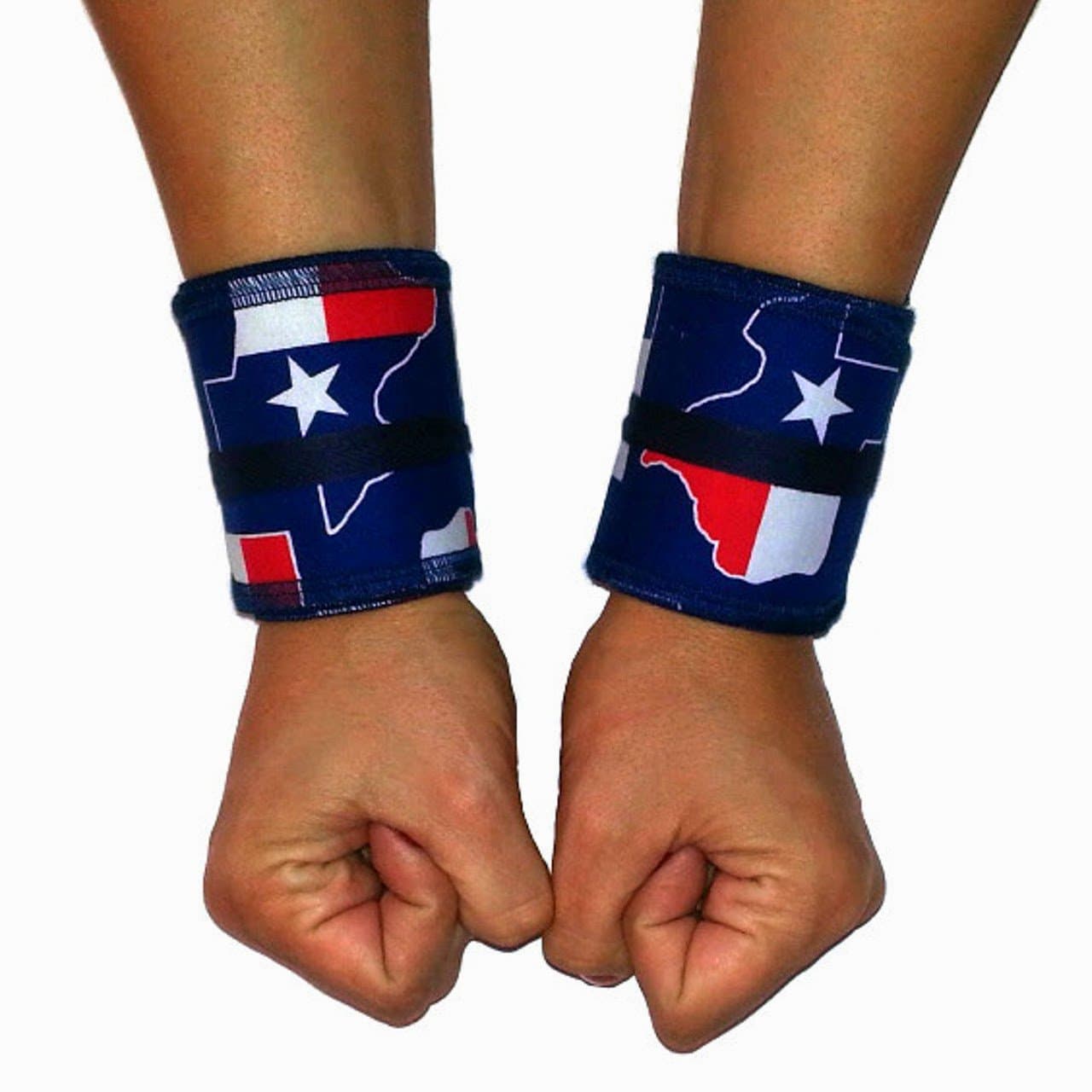 Texas Flag Cotton Ripstop Athletic Wrist Wraps