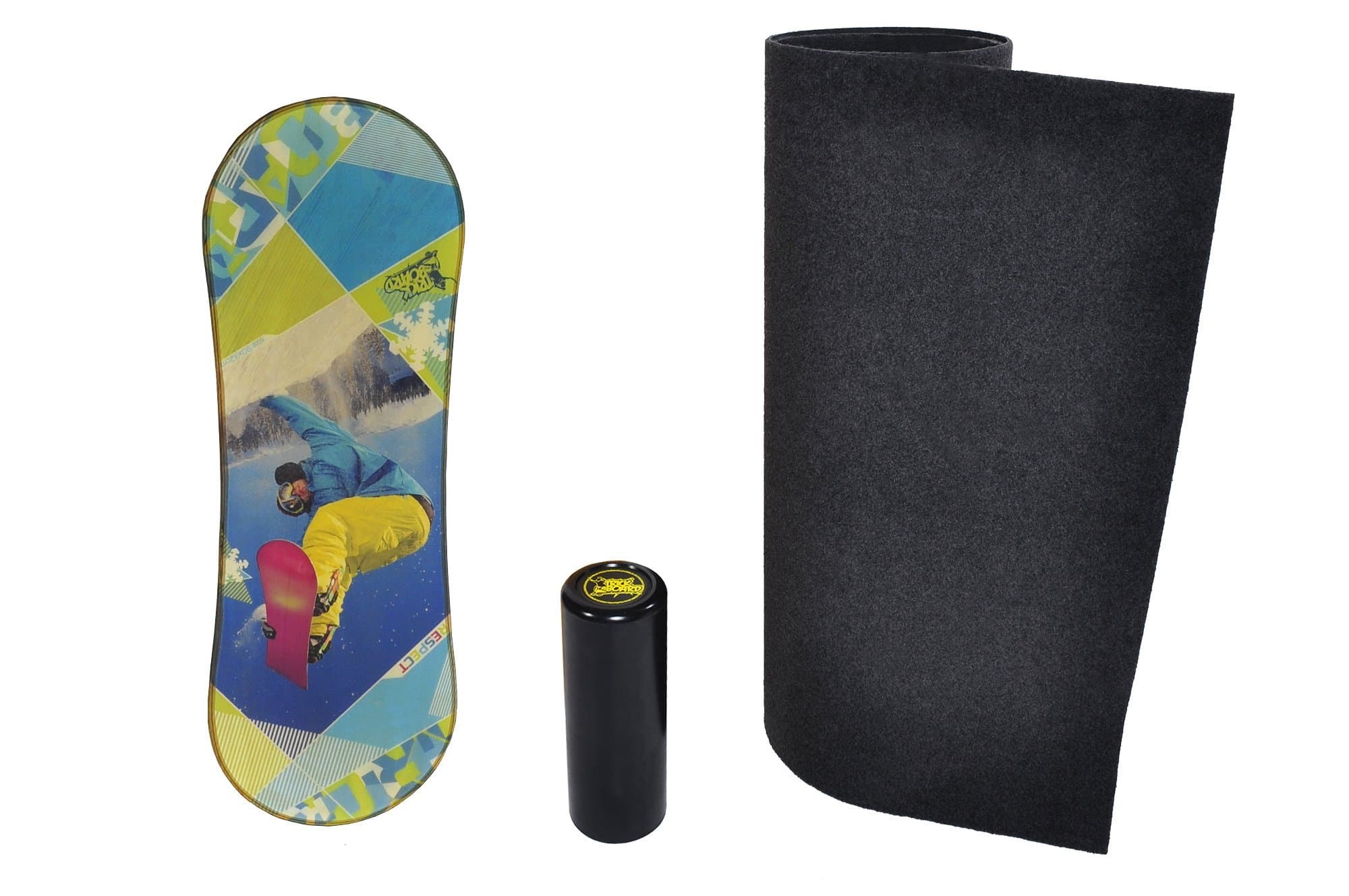 Trickboard Respect Balance Board + Roller + Carpet - Balance Training