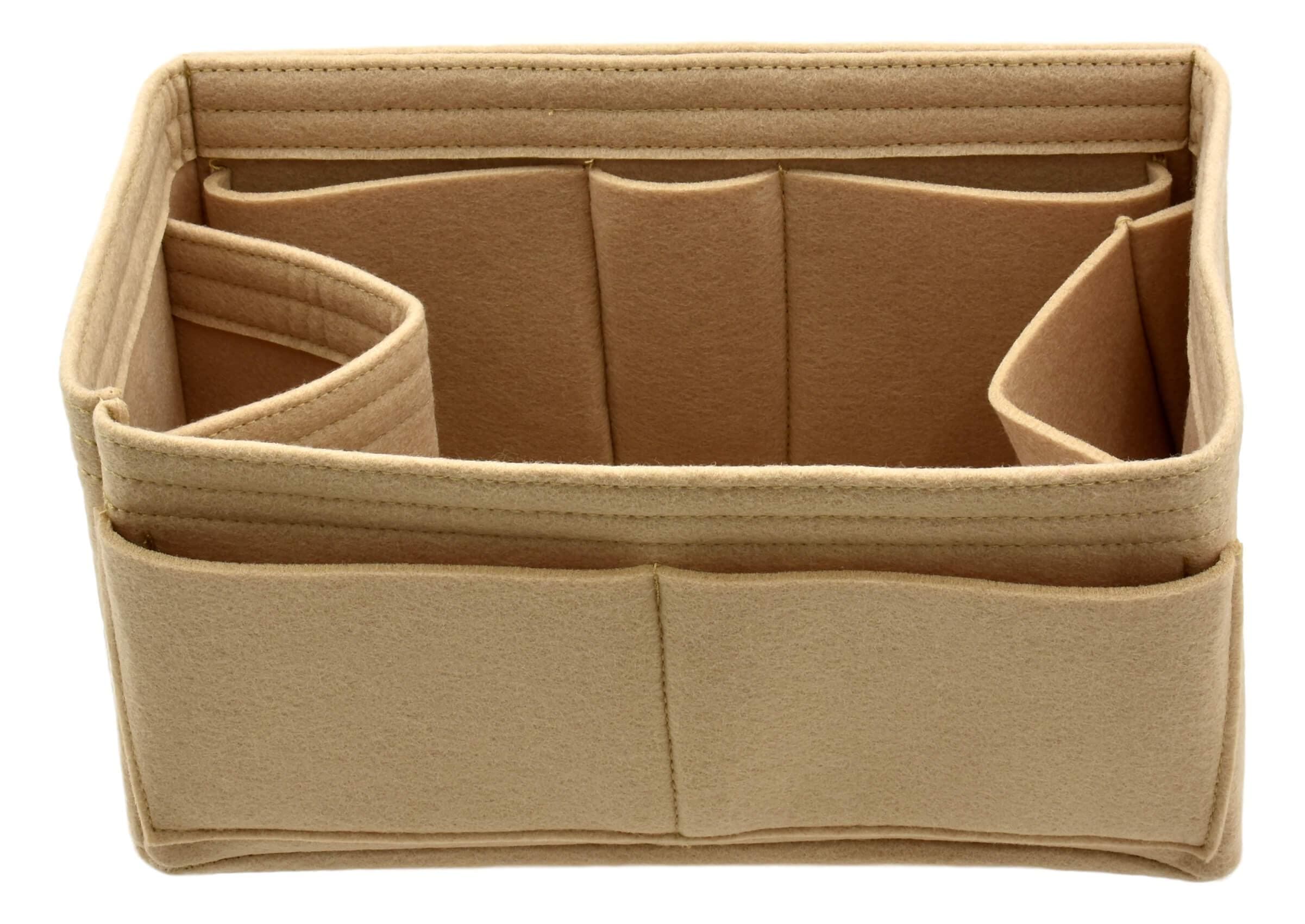 Felt Purse Handbag Tote Organizer Insert - Multi Pocket Storage Liner & Shaper
