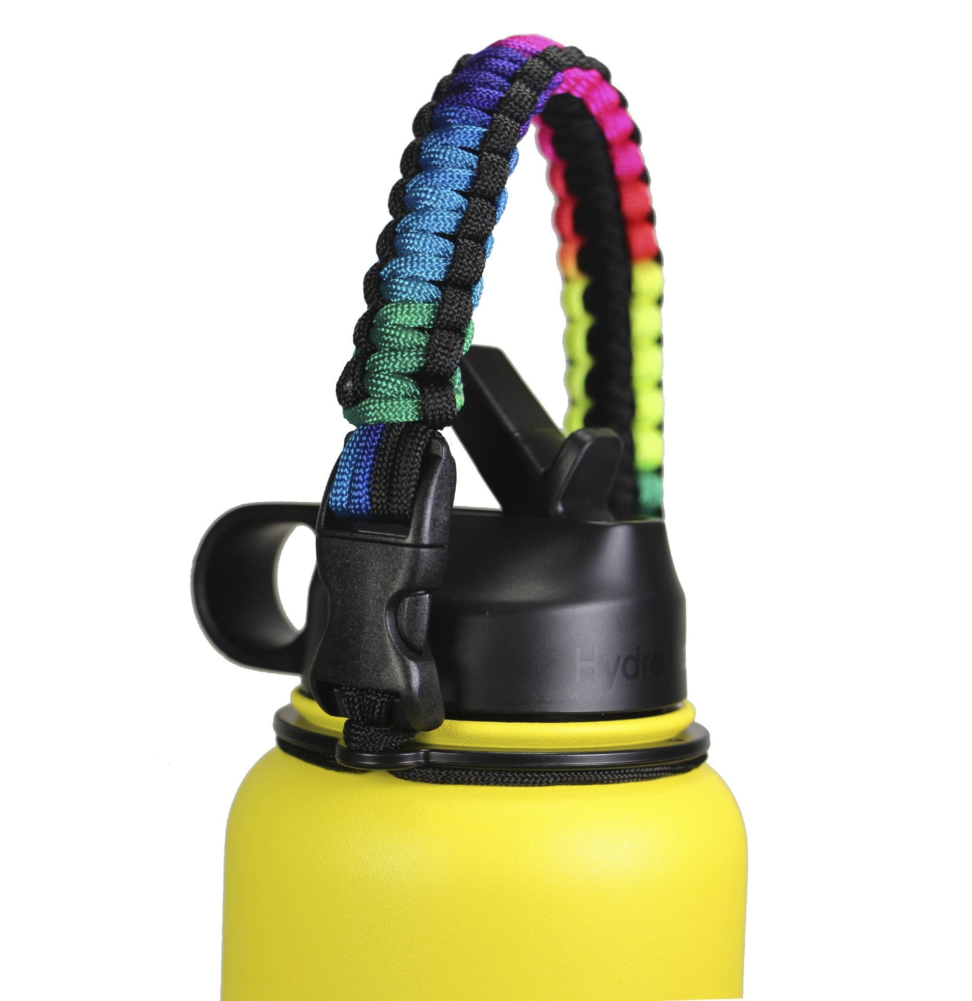 GALAXTEK Paracord Handle Compatible with Hydro Flask, Iron Flask, Simple Modern Summit & Other Wide Mouth Bottles - Durable & Secure Holder, for 12oz - 64oz Accessories