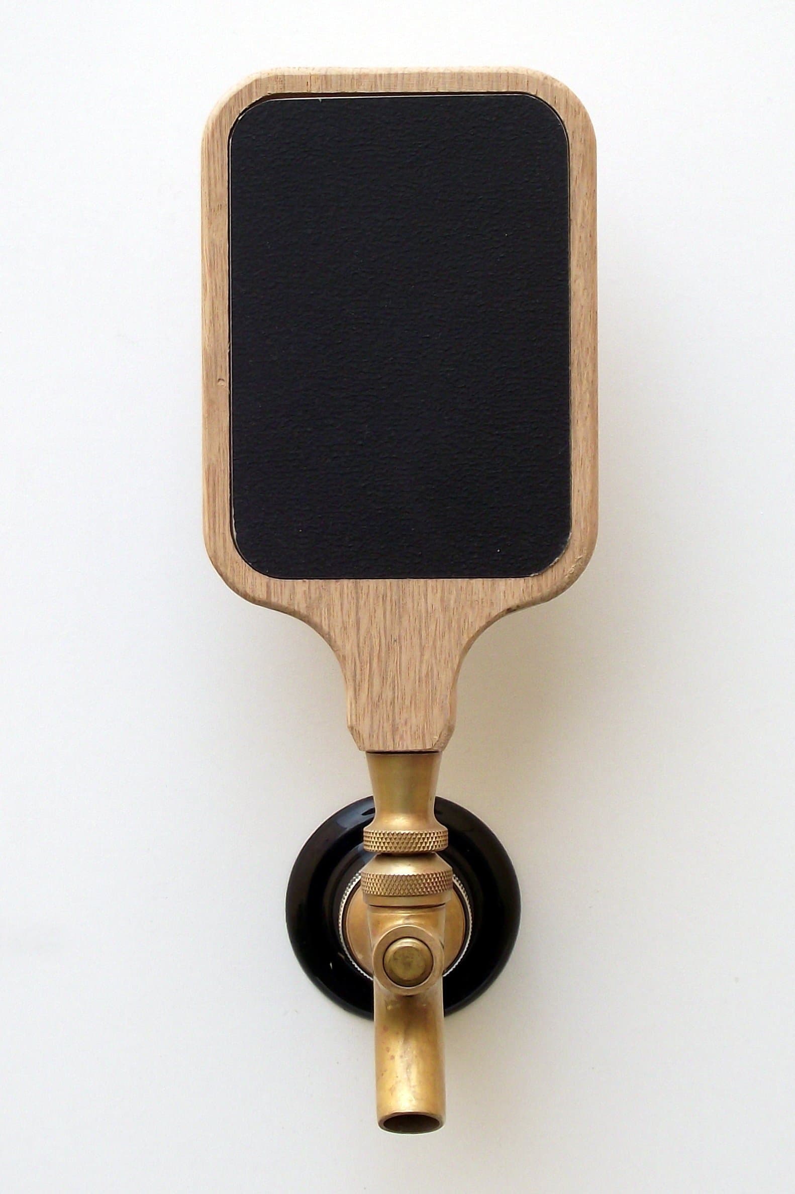 Beer Tap Handle with Premium Surface Chalkboard or White, Dry-Erase Marker Board. Works on all Beer Taps including Kegerator. Create your own custom tap handle.