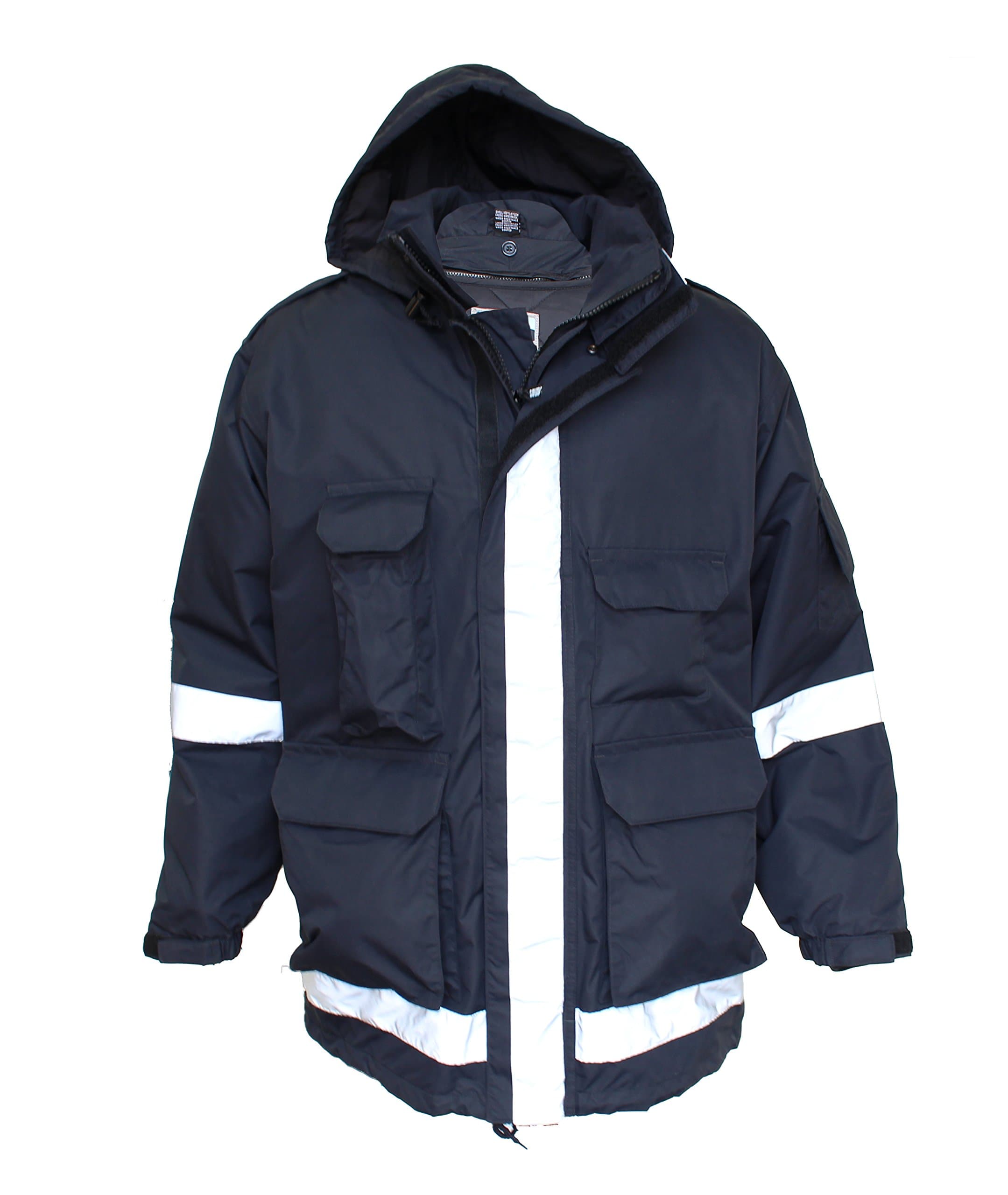 Solar 1 Clothing EMO1 EMS Jacket with Bloodborne Pathogen Protection, Navy, XXL