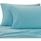 Pure Beech Jersey Knit 4 Piece Sheet Set 100% Modal FULL Heathered Aqua