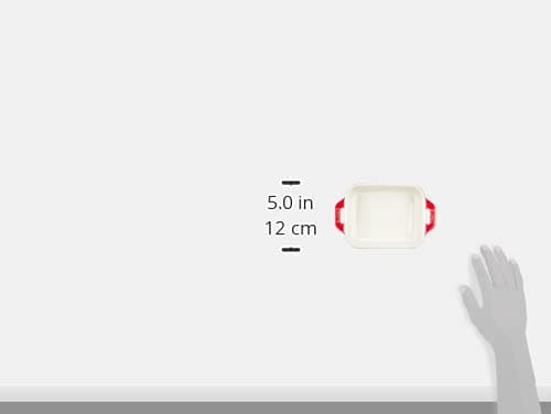 Staub 40508-166 Rectangular Dish, 5.5 x 4.3 inches (14 x 11 cm), 2-Piece Set, Cherry Ceramic Set, Gratin Dish, Oven, Microwave Safe, Dessert Mug