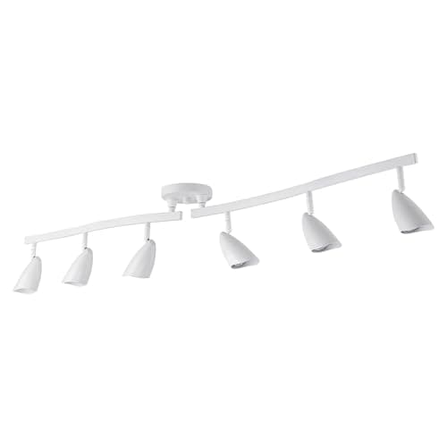 Globe Electric 59353 Matte Finish Track Lighting, White