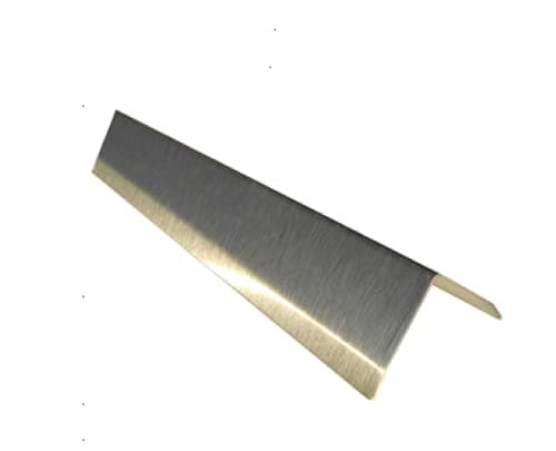 - 2" x 2" x 48" Stainless Steel Corner Guard, Includes Adhesive, Pack of 10 units