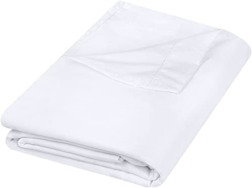 Utopia Bedding Flat Sheet (Full, White) Brushed Velvety Microfiber, Breathable, Extra Soft & Comfortable - Wrinkle, Fade, Stain & Abrasion Resistant - Hotel Quality Extremely Durable