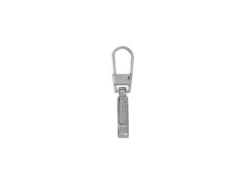 Telliswelt 1 zipper, silver-coloured, replacement zip, easy to replace