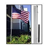 Flags Importer 10ft w/Ground Spike Outdoor Pole