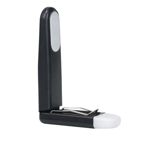 USB Rechargeable Book Reading Light Lamp, Portable Clip-on LED Reading Light, 3 Amber Colors & 3 Brightness Dimmable, Perfect for Book Lovers, Kids (New Black)