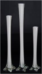 UiEvents Eiffel Tower Vases 24" - 12 pcs - White