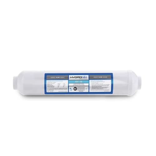 Hydronix ICF-10 Inline Coconut Filter 2000 Gal, 2" OD X 1 0" Length, 1/4" FNPT
