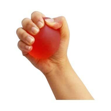 Hey Buddy Gel Exercise Ball for Hands - Universal Size (Red)