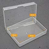 Clear Plastic Playing Card Storage Boxes (Pack of 12) Made in The UK