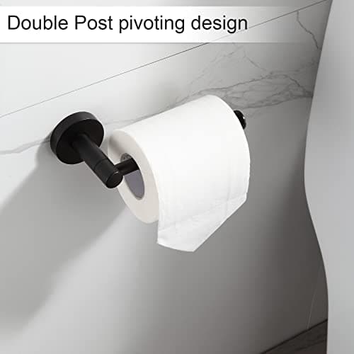 BGL Bathroom Hardware Set Black Bathroom Accessory Set Towel Bar 8 Pieces