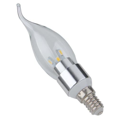 10x E14 6 SMD LED Candle Light Bulb Lamp Warm White Energy Saving 200LM