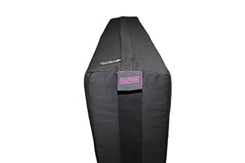 Flex Yoga Rectangular Yoga Bolster (Black)