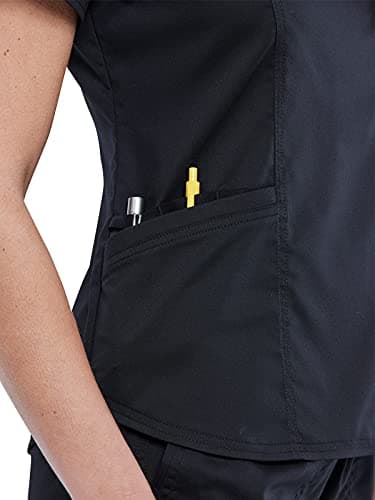 Cherokee womens Mock Wrap Top Mock Wrap Top (pack of 1)