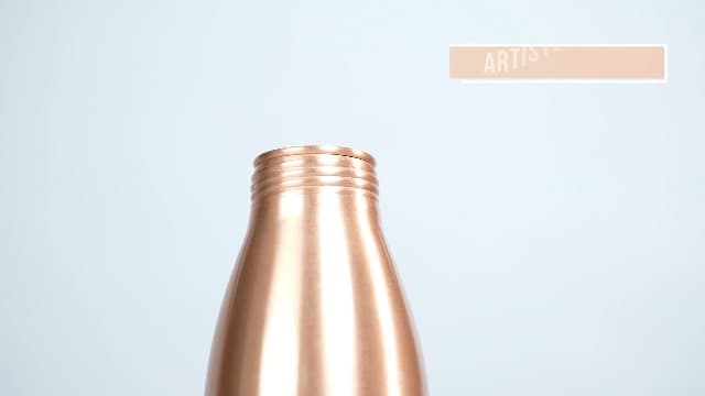 100% Pure Copper Water Bottle For Drinking 34 Oz Extra Large - Ayurvedic Copper Vessel For Drinking - Drink, Yoga, Fitness, and Daily Hydration - Enjoy The Healthy Benefits