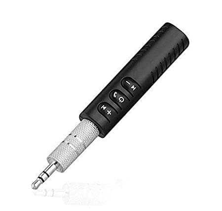 Vosavo Bt450 Wireless Bluetooth Receiver 3.5Mm Jack Stereo Bluetooth Audio Music Receiver Adapter For Speaker Car Aux Hands Free Kit Compatible With All Android, Ios And Ios Devices - Assorted Colour - Multi-Coloured; Blue