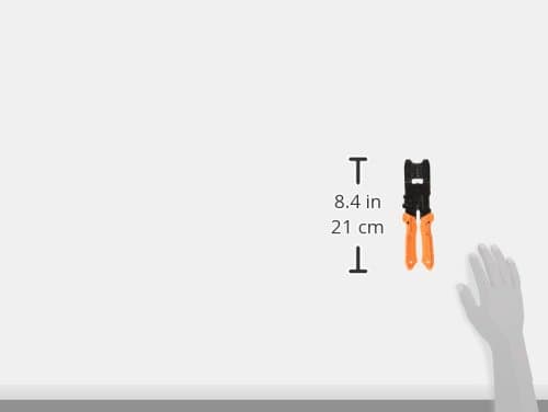 Engineer PAD-11 Precision Open Barrel Crimping Tool with Interchangeable Die System