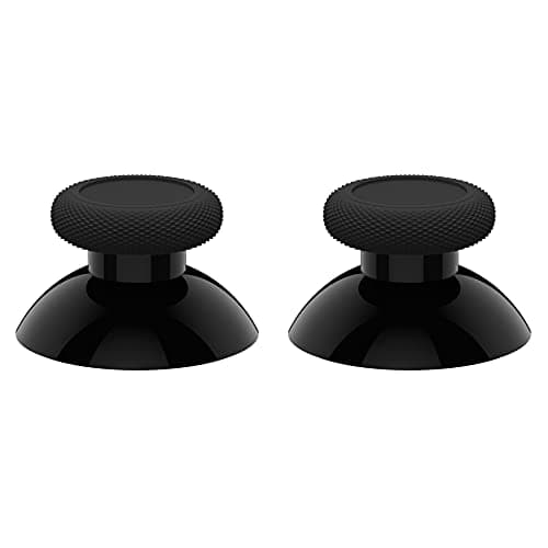 eXtremeRate Replacement Thumbsticks for Xbox Series X & S Controller, Joysticks Repair Kit for Xbox Wireless Controller, Custom Analog Stick Buttons for Xbox One S/X/Elite Controller - Black