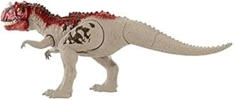 Mattel Jurassic World Roar Attack Ceratosaurus Camp Cretaceous Dinosaur Figure with Movable Joints, Realistic Sculpting