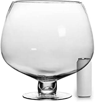 KIOP 12000 ml Oversized Crystal Glasses Brandy Glasses, Beer Glasses, Bar Wine Surprise Drinkware,6000ml